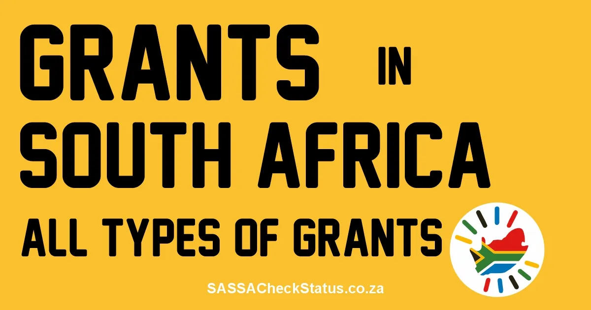 All Types of Grants in South Africa