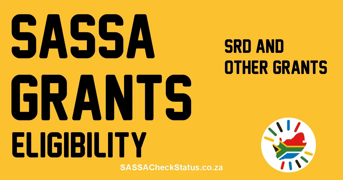 SASSA SRD R370 Grant Eligibility