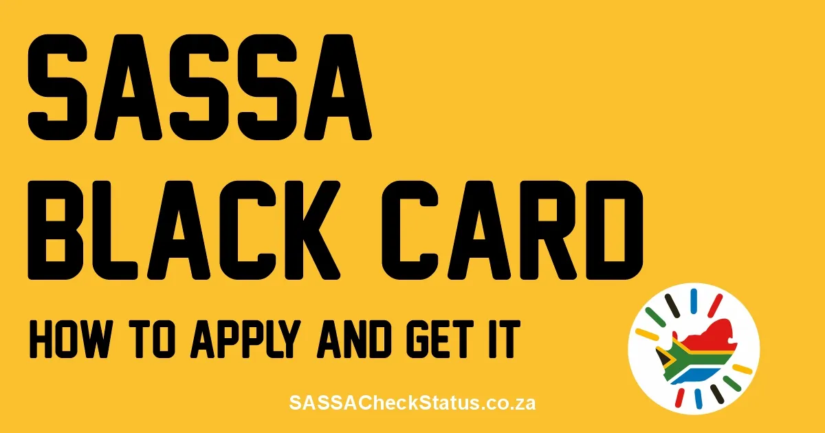 SASSA Black Card